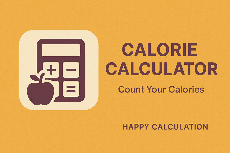 Calorie Calculator Online – Calculate exact calories for healthy diet and life