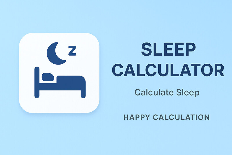 Sleep Calculator – Best sleep cycle calculator for healthy rest