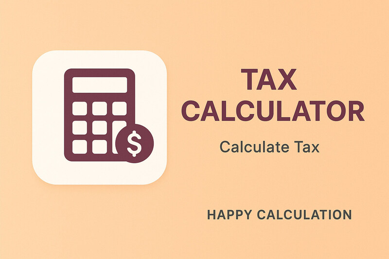 Tax Calculator – Calculate yearly income tax online easily
